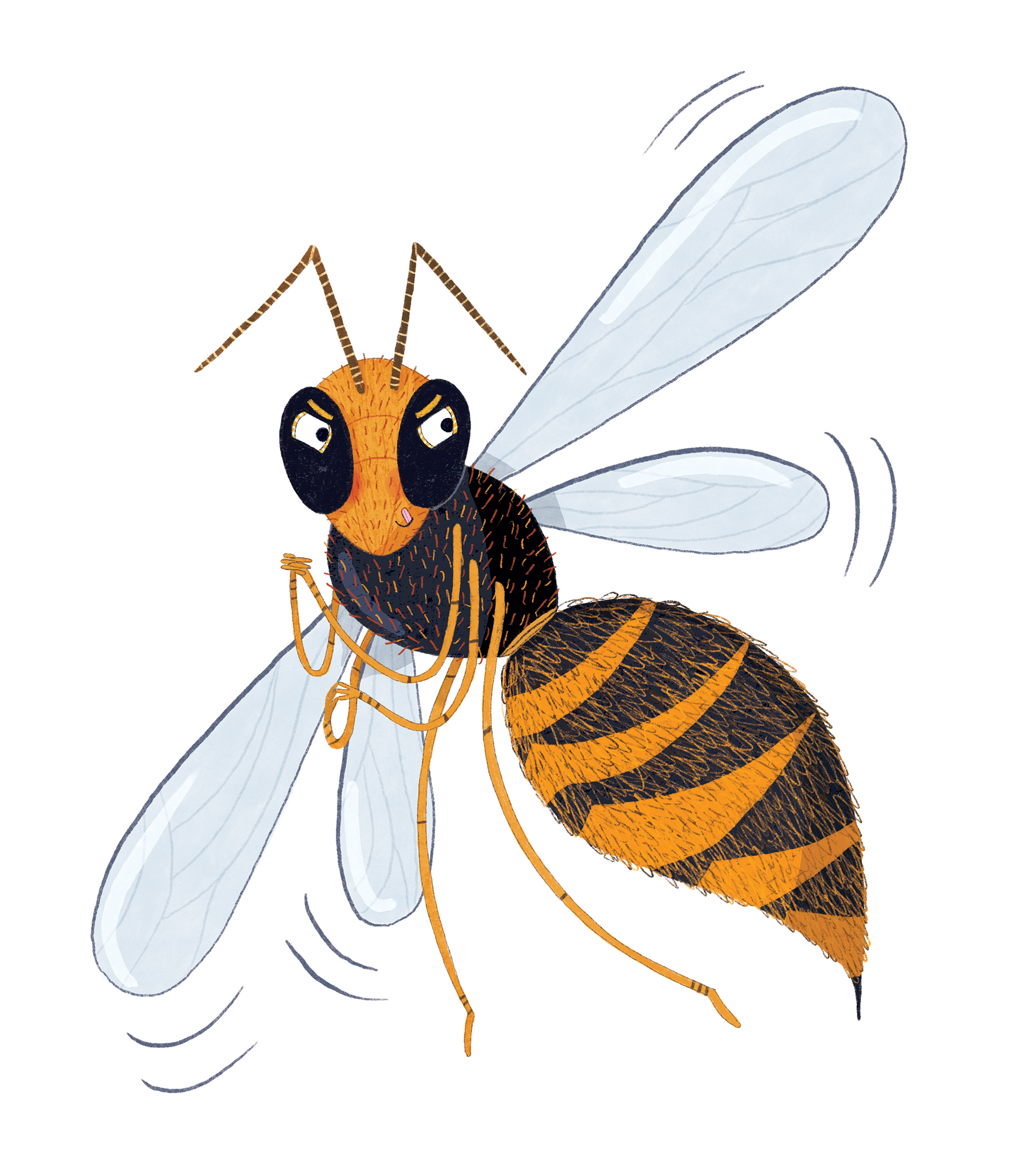 Illustration by Christine Cuddihy from the book It's Me, The Bee